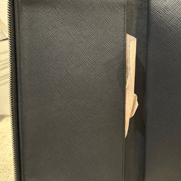 Prada Blue Saffiano Zippy Organizer - Picture 4 of 12